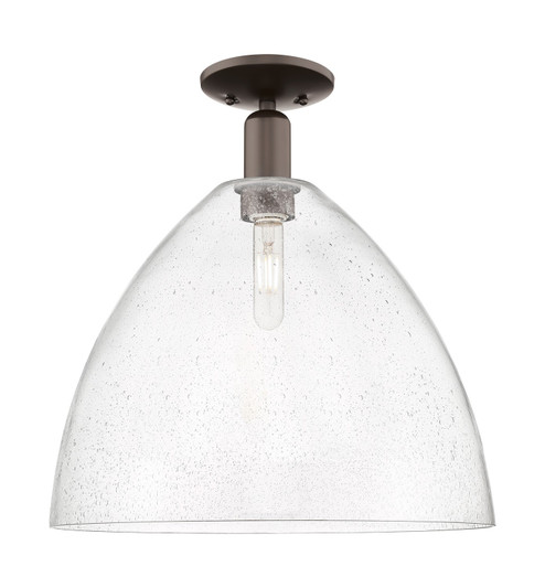 Arcadia One Light Semi-Flush Mount in Oil Rubbed Bronze (405|716-1C-OB-GBD-164)