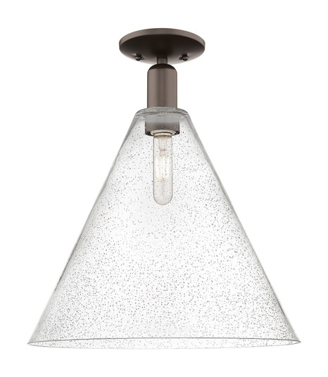 Arcadia One Light Semi-Flush Mount in Oil Rubbed Bronze (405|716-1C-OB-GBC-164)