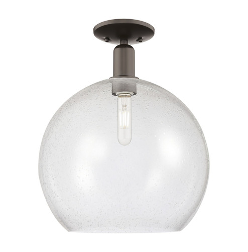 Arcadia One Light Semi-Flush Mount in Oil Rubbed Bronze (405|716-1C-OB-G124-14)