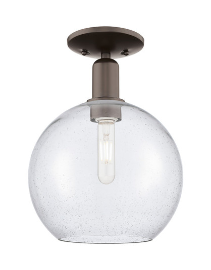 Arcadia One Light Semi-Flush Mount in Oil Rubbed Bronze (405|716-1C-OB-G124-10)