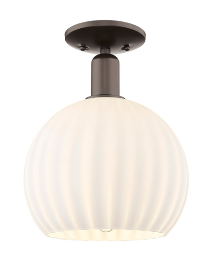 Arcadia One Light Semi-Flush Mount in Oil Rubbed Bronze (405|716-1C-OB-G1217-10WV)