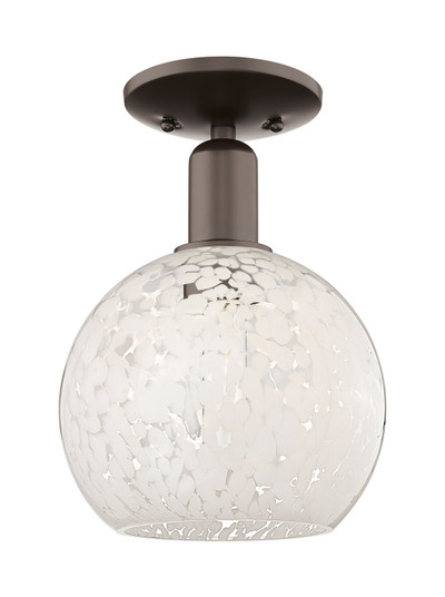 Arcadia One Light Semi-Flush Mount in Oil Rubbed Bronze (405|716-1C-OB-G1216-8WM)
