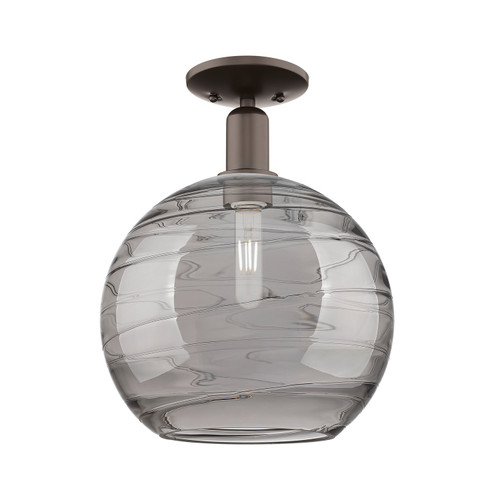Arcadia One Light Semi-Flush Mount in Oil Rubbed Bronze (405|716-1C-OB-G1213-12SM)