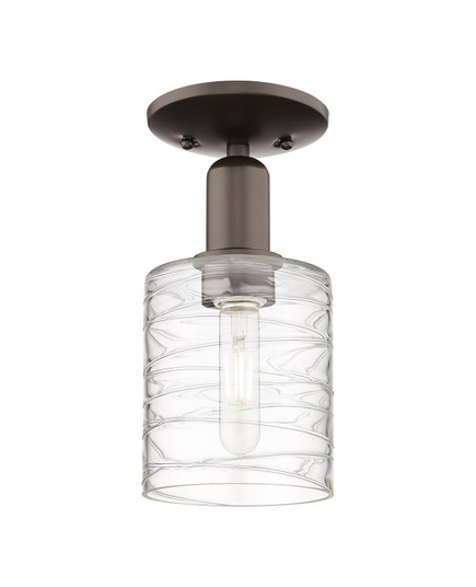 Arcadia One Light Semi-Flush Mount in Oil Rubbed Bronze (405|716-1C-OB-G1113)