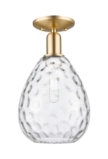 Arcadia One Light Semi-Flush Mount in Champagne Bronze (405|716-1C-CB-G372)