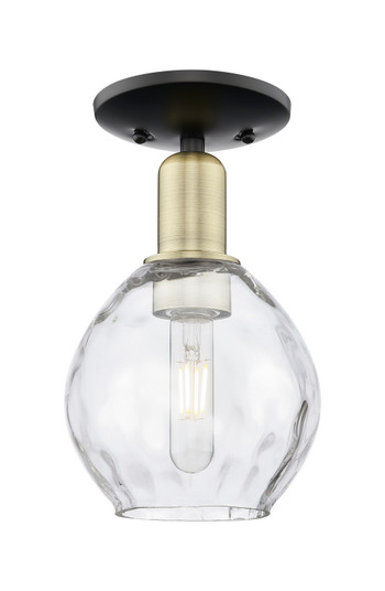 Arcadia One Light Semi-Flush Mount in Black Antique Brass (405|716-1C-BAB-G362)