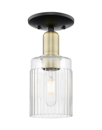 Arcadia One Light Semi-Flush Mount in Black Antique Brass (405|716-1C-BAB-G342)