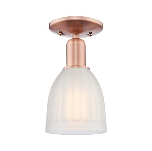 Arcadia One Light Semi-Flush Mount in Antique Copper (405|716-1C-AC-G441)