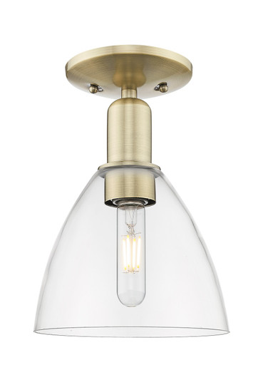 Arcadia One Light Semi-Flush Mount in Antique Brass (405|716-1C-AB-GBD-752)