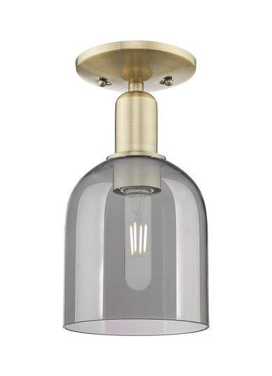Arcadia One Light Semi-Flush Mount in Antique Brass (405|716-1C-AB-G558-6SM)