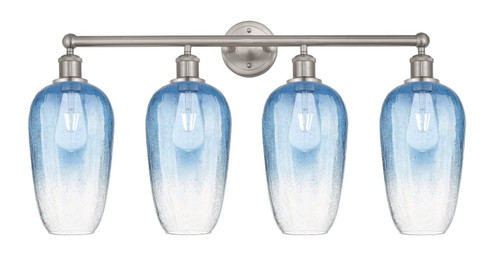 Edison Four Light Bath Vanity in Brushed Satin Nickel (405|616-4W-SN-G484-7SB)
