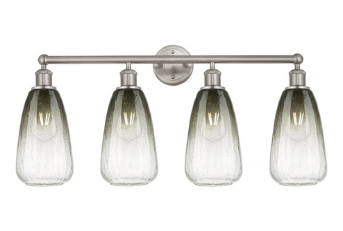 Edison Four Light Bath Vanity in Brushed Satin Nickel (405|616-4W-SN-G480-6SL)