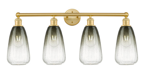 Edison Four Light Bath Vanity in Satin Gold (405|616-4W-SG-G484-7SL)