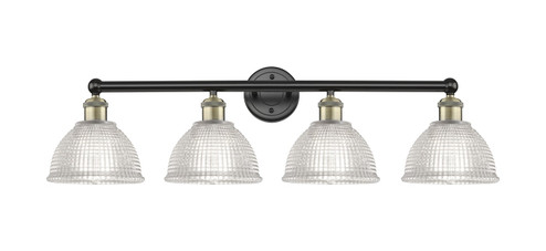Edison Four Light Bath Vanity in Black Antique Brass (405|616-4W-BAB-G422)