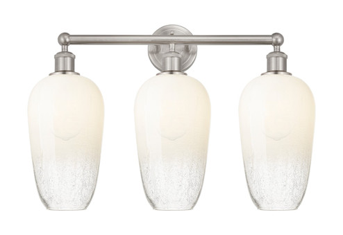 Edison Three Light Bath Vanity in Brushed Satin Nickel (405|616-3W-SN-G484-7OP)