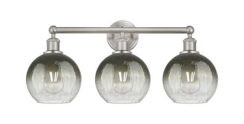 Edison Three Light Bath Vanity in Brushed Satin Nickel (405|616-3W-SN-G483-8SL)