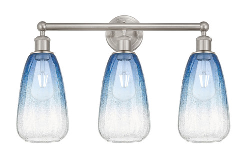 Edison Three Light Bath Vanity in Brushed Satin Nickel (405|616-3W-SN-G480-6SB)