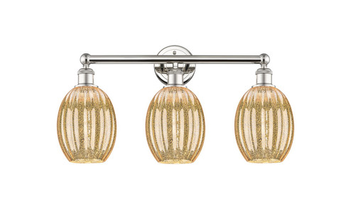 Edison Three Light Bath Vanity in Polished Nickel (405|616-3W-PN-G459-6ME)
