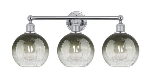 Edison Three Light Bath Vanity in Polished Chrome (405|616-3W-PC-G483-8SL)