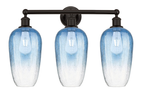 Edison Three Light Bath Vanity in Oil Rubbed Bronze (405|616-3W-OB-G484-7SB)