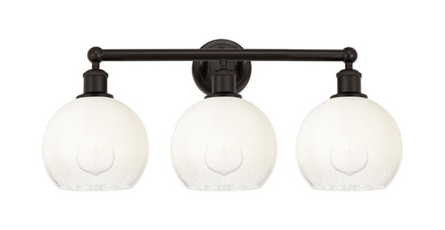 Edison Three Light Bath Vanity in Oil Rubbed Bronze (405|616-3W-OB-G483-8OP)