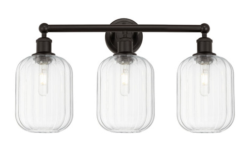 Edison Three Light Bath Vanity in Oil Rubbed Bronze (405|616-3W-OB-G460-7CL)