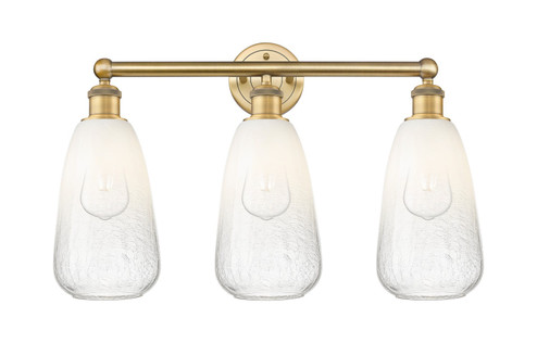 Edison Three Light Bath Vanity in Brushed Brass (405|616-3W-BB-G480-6OP)