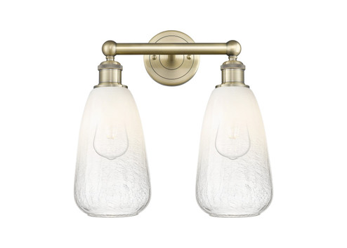 Edison Two Light Bath Vanity in Antique Brass (405|616-2W-AB-G480-6OP)