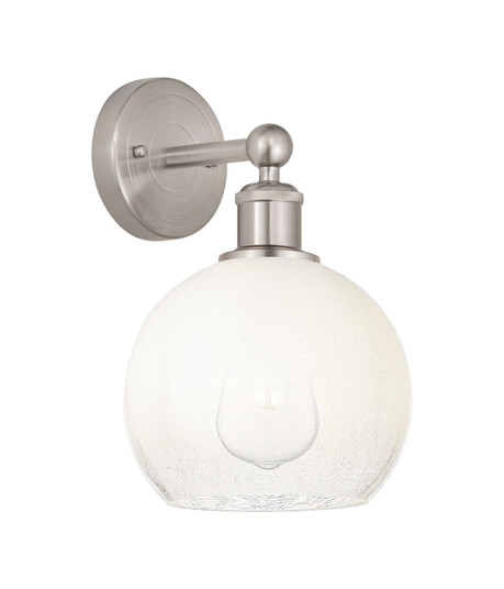 Edison One Light Wall Sconce in Brushed Satin Nickel (405|616-1W-SN-G483-8OP)