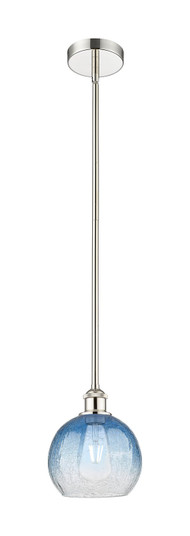 Edison One Light Mini Pendant in Polished Nickel (405|616-1S-PN-G483-8SB)
