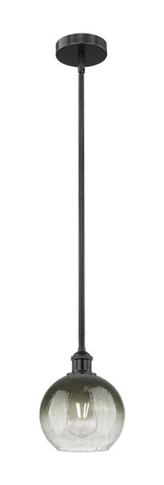 Edison One Light Mini Pendant in Matte Black (405|616-1S-BK-G483-8SL)