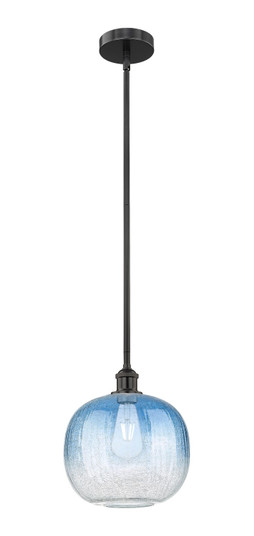 Edison One Light Mini Pendant in Matte Black (405|616-1S-BK-G481-10SB)