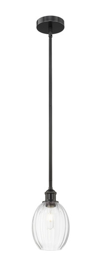 Edison One Light Mini Pendant in Matte Black (405|616-1S-BK-G459-6CL)