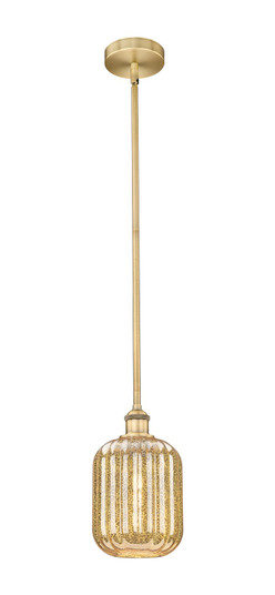 Edison One Light Mini Pendant in Brushed Brass (405|616-1S-BB-G460-7ME)