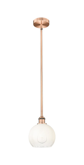 Edison One Light Mini Pendant in Antique Copper (405|616-1S-AC-G483-8OP)