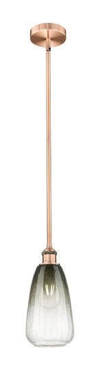 Edison One Light Mini Pendant in Antique Copper (405|616-1S-AC-G480-6SL)