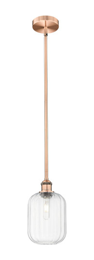 Edison One Light Mini Pendant in Antique Copper (405|616-1S-AC-G460-7CL)