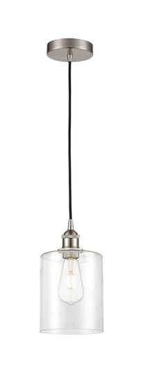 Edison One Light Mini Pendant in Brushed Satin Nickel (405|616-1P-SN-G4424-7)