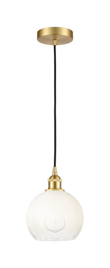 Edison One Light Mini Pendant in Satin Gold (405|616-1P-SG-G483-8OP)