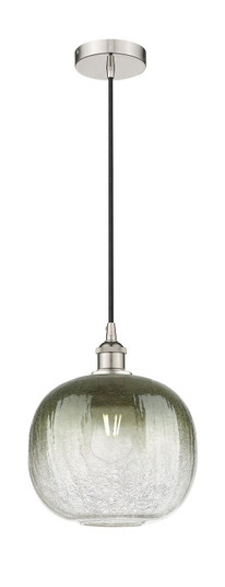 Edison One Light Mini Pendant in Polished Nickel (405|616-1P-PN-G481-10SL)