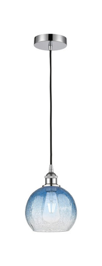 Edison One Light Mini Pendant in Polished Chrome (405|616-1P-PC-G483-8SB)