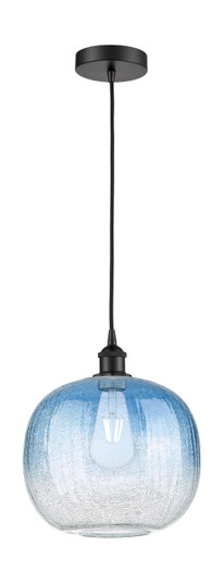 Edison One Light Mini Pendant in Matte Black (405|616-1P-BK-G481-10SB)