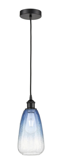 Edison One Light Mini Pendant in Matte Black (405|616-1P-BK-G480-6SB)