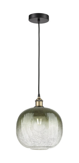Edison One Light Mini Pendant in Black Antique Brass (405|616-1P-BAB-G481-10SL)