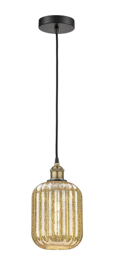 Edison One Light Mini Pendant in Black Antique Brass (405|616-1P-BAB-G460-7ME)