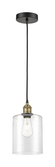 Edison One Light Mini Pendant in Black Antique Brass (405|616-1P-BAB-G4424-7)