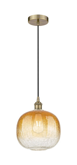 Edison One Light Mini Pendant in Antique Brass (405|616-1P-AB-G481-10AM)