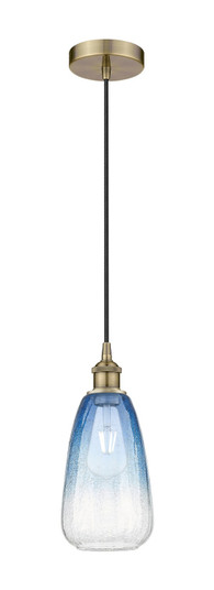 Edison One Light Mini Pendant in Antique Brass (405|616-1P-AB-G480-6SB)
