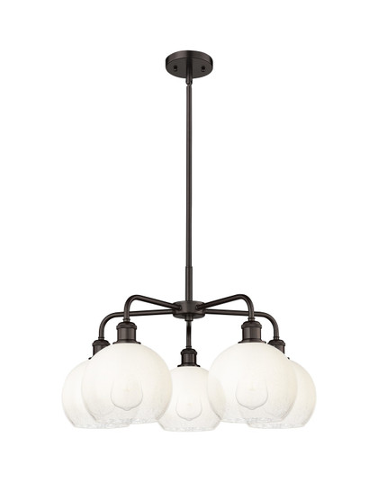 Ballston Five Light Chandelier in Oil Rubbed Bronze (405|516-5CR-OB-G483-8OP)