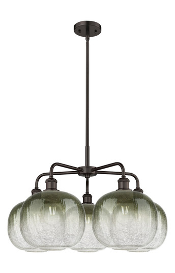 Ballston Five Light Chandelier in Oil Rubbed Bronze (405|516-5CR-OB-G481-10SL)